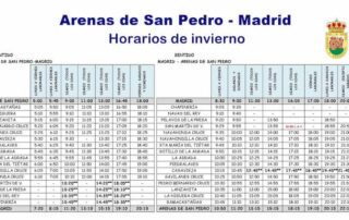 Horarios autobuses de invierno 2024-2 6 Web del Ayuntamiento de Arenas de San Pedro