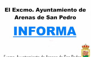 El lunes 20 se asfaltará a calle Gredos y Travesía de la Cruz Malpelo 10 Informa Web del Ayuntamiento de Arenas de San Pedro