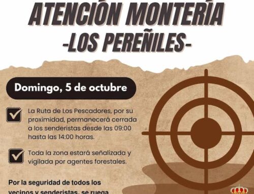 Domingo 5, montería por Los Pereñiles. Ruta de Los Pescadores cortada