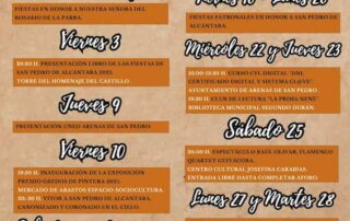 Programación Octubre 11 Web del Ayuntamiento de Arenas de San Pedro