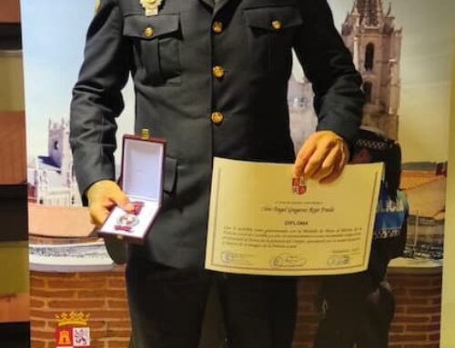 El Agente de la Policía Local, Ángel Gregorio Rojo Fraile, Medalla de Plata al Mérito de la Policía Local