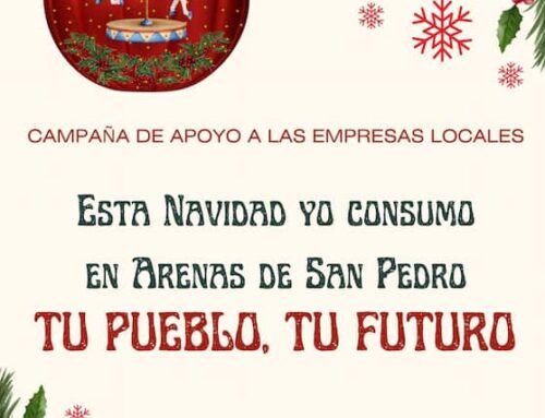 El viernes comienza la campaña «Esta Navidad, yo consumo en Arenas de San Pedro. Tu pueblo, tu futuro» donde se repartirán 6.000€ en 40 premios.