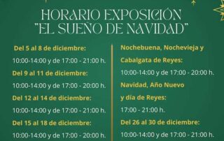 Horario de "El Sueño de Navidad" del 4 de diciembre al 6 de enero 3 Web del Ayuntamiento de Arenas de San Pedro
