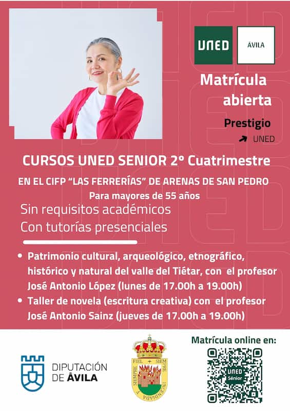 Cursos y cultur segundo cuatrimestre Web del Ayuntamiento de Arenas de San Pedro