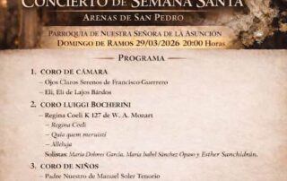 Concierto de Semana Santa corales 4 Web del Ayuntamiento de Arenas de San Pedro