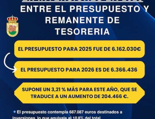 𝗘𝗟 𝗔𝗬𝗨𝗡𝗧𝗔𝗠𝗜𝗘𝗡𝗢 𝗗𝗘 𝗔𝗥𝗘𝗡𝗔𝗦 𝗗𝗘 𝗦𝗔𝗡 𝗣𝗘𝗗𝗥𝗢 𝗗𝗘𝗦𝗧𝗜𝗡𝗔𝗥𝗔́ 𝟭.𝟳𝟱𝟬.𝟬𝟬€ 𝗘𝗡 𝗜𝗡𝗩𝗘𝗥𝗦𝗜𝗢𝗡𝗘𝗦 𝗘𝗡 𝟮𝟬𝟮𝟲 𝗘𝗡𝗧𝗥𝗘 𝗘𝗟 𝗣𝗥𝗘𝗦𝗨𝗣𝗨𝗘𝗦𝗧𝗢 𝗬 𝗥𝗘𝗠𝗔𝗡𝗘𝗡𝗧𝗘 𝗗𝗘 𝗧𝗘𝗦𝗢𝗥𝗘𝗥𝗜́𝗔