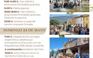 Fiestas en honor al Santísimo Cristo de la Luz de Hontanares 6 Web del Ayuntamiento de Arenas de San Pedro