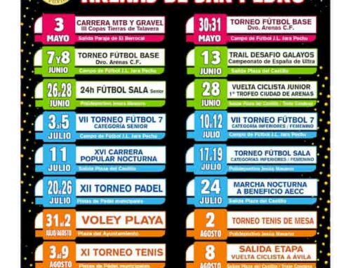 Calendario deportivo 2026