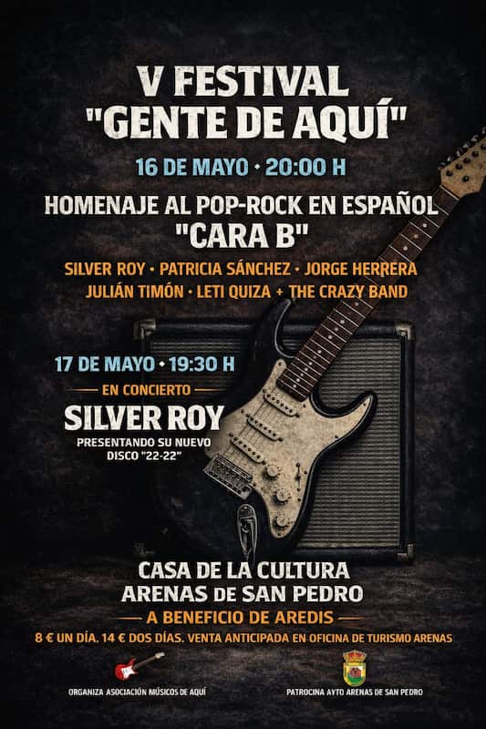 Cartel Web del Ayuntamiento de Arenas de San Pedro