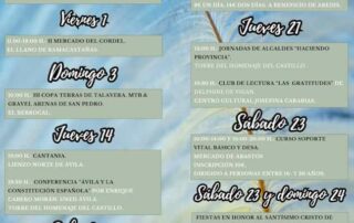 Programación mes de mayo 2026 2 Web del Ayuntamiento de Arenas de San Pedro