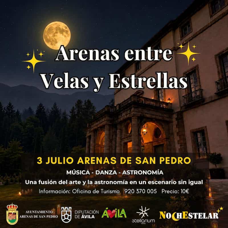 Entre velas y estrellas 2 Cartel 1 2 Web del Ayuntamiento de Arenas de San Pedro
