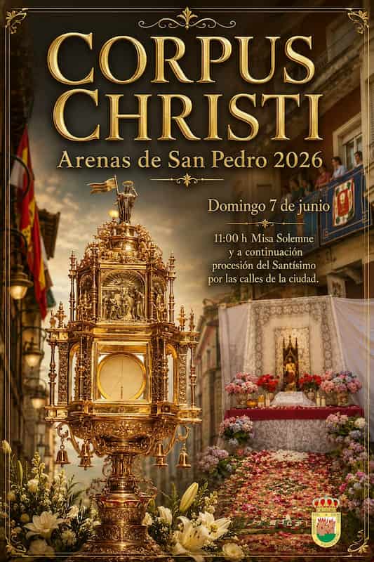 Corpus Christi 2026 Web del Ayuntamiento de Arenas de San Pedro