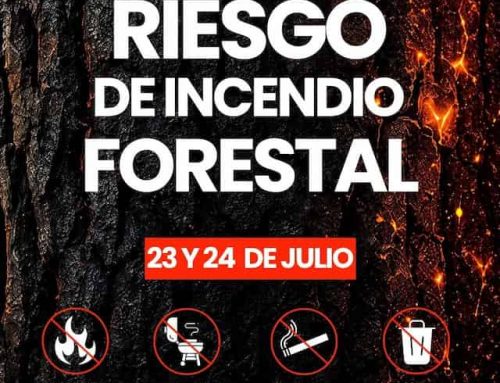 Se amplía la alerta por riego meteorológico de incendios hasta el 23 de julio