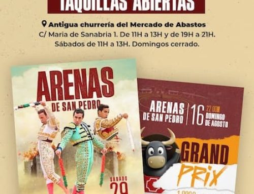 Venta física corrida de toros de agosto